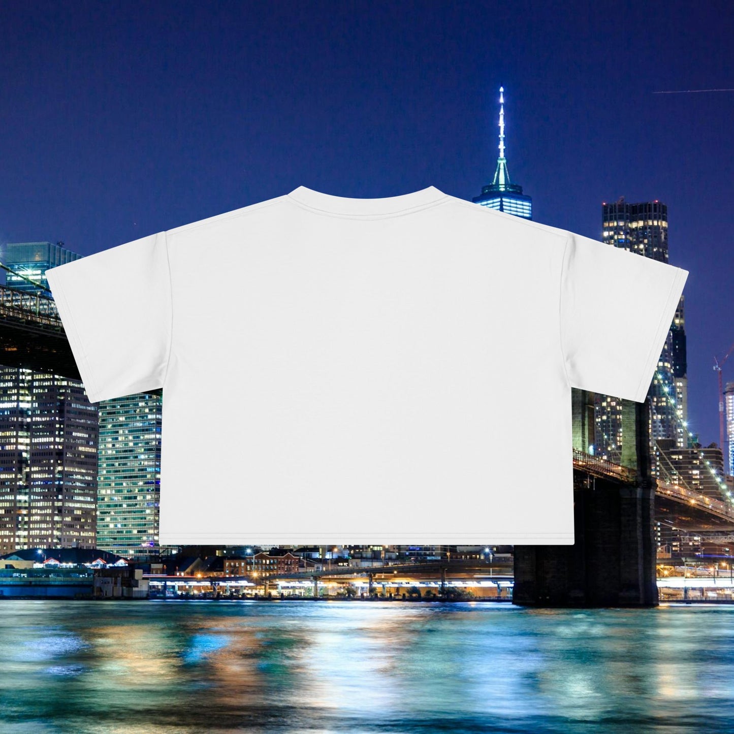 NY Subway Grafitti Women's Crop Tee