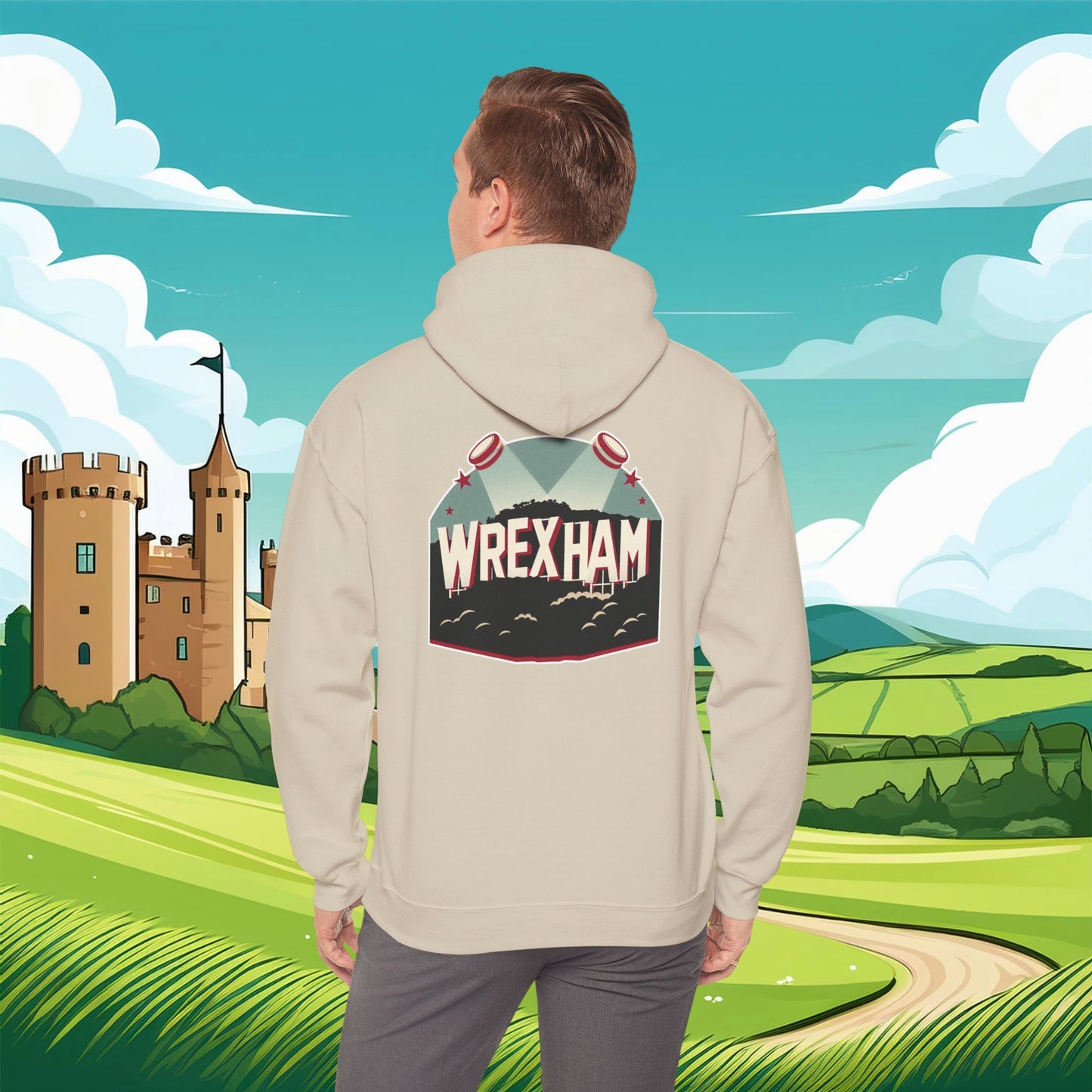 Wrexham Hollywood Sign Hoodie