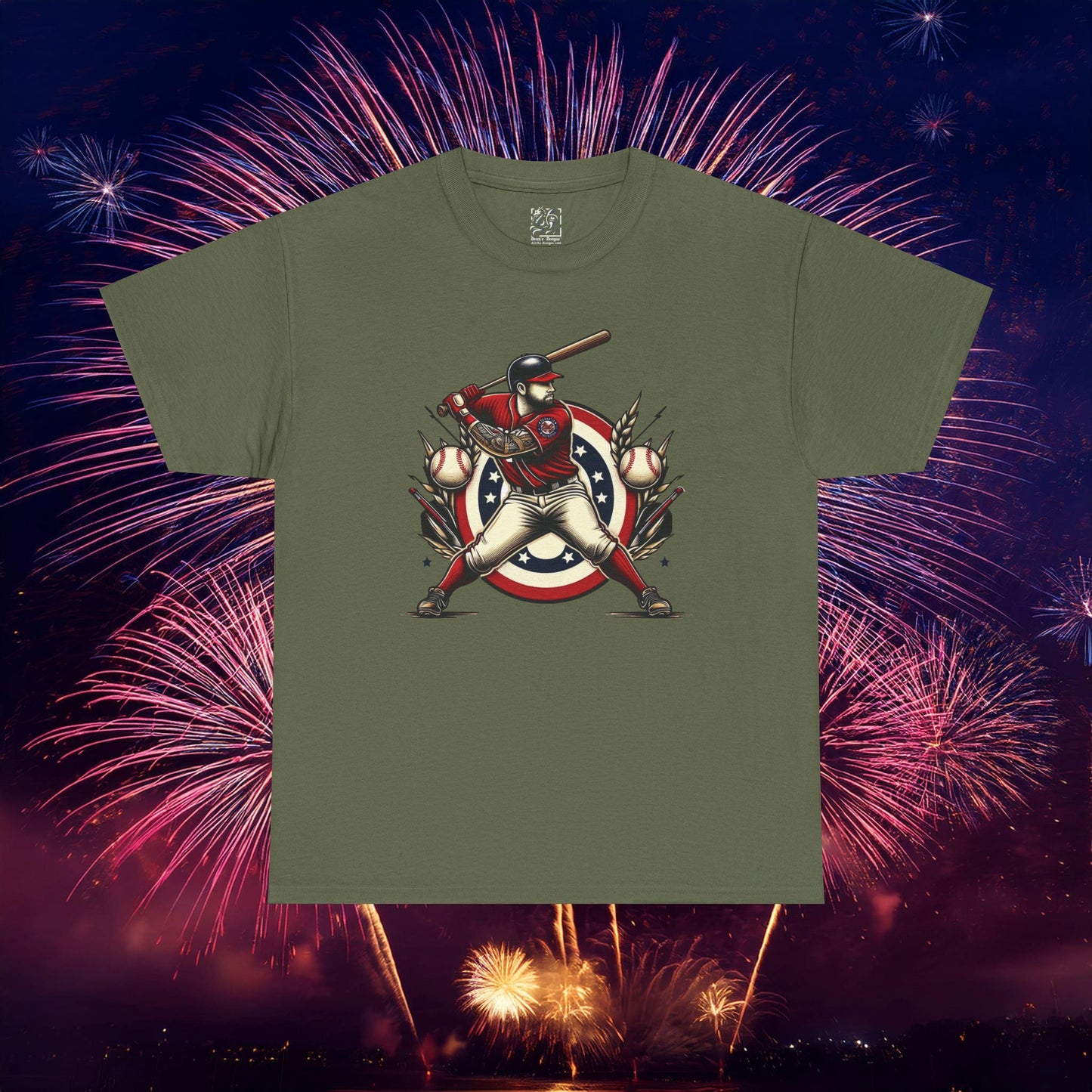 Washington Baseball At Bat Tee