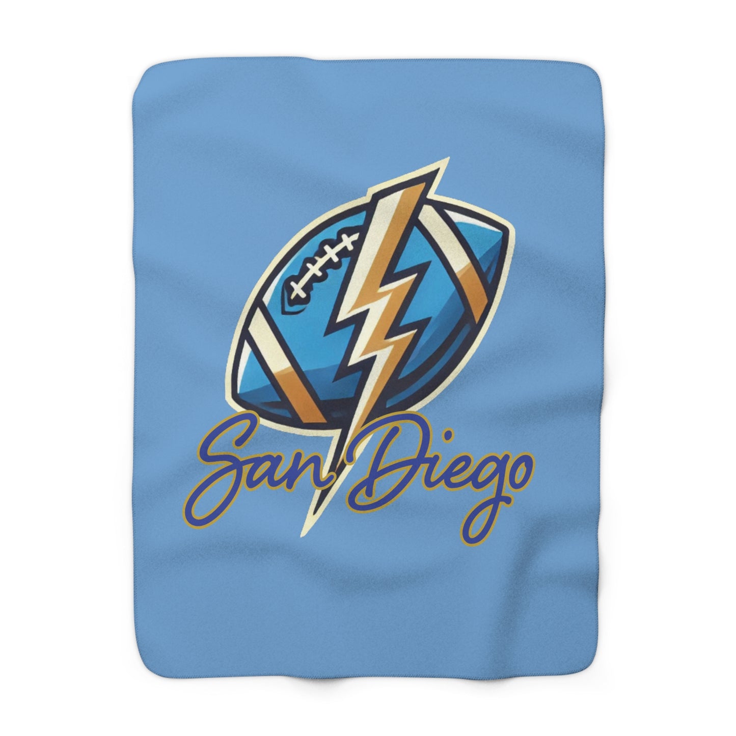 San Diego Football Sherpa Fleece Blanket