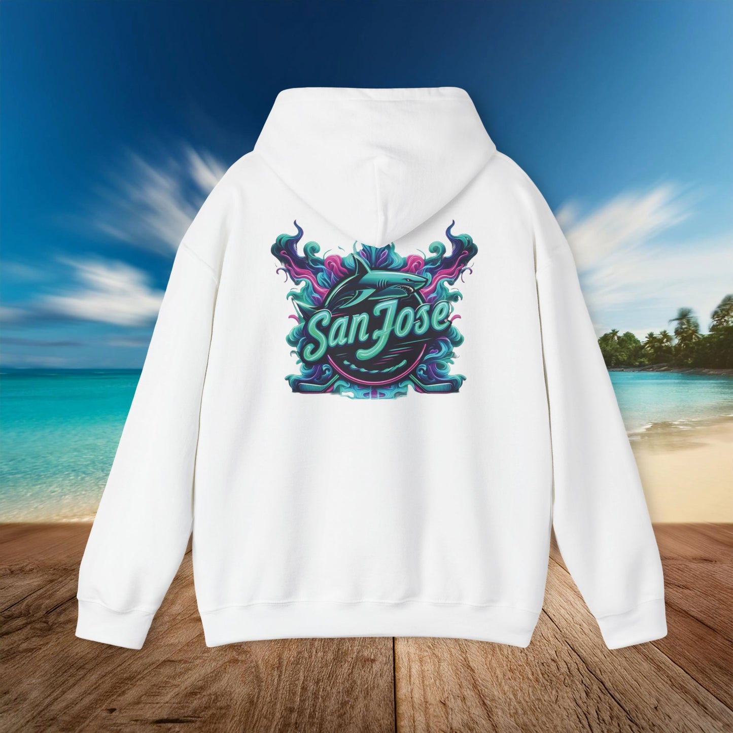 San Jose Hockey Neon Hoodie