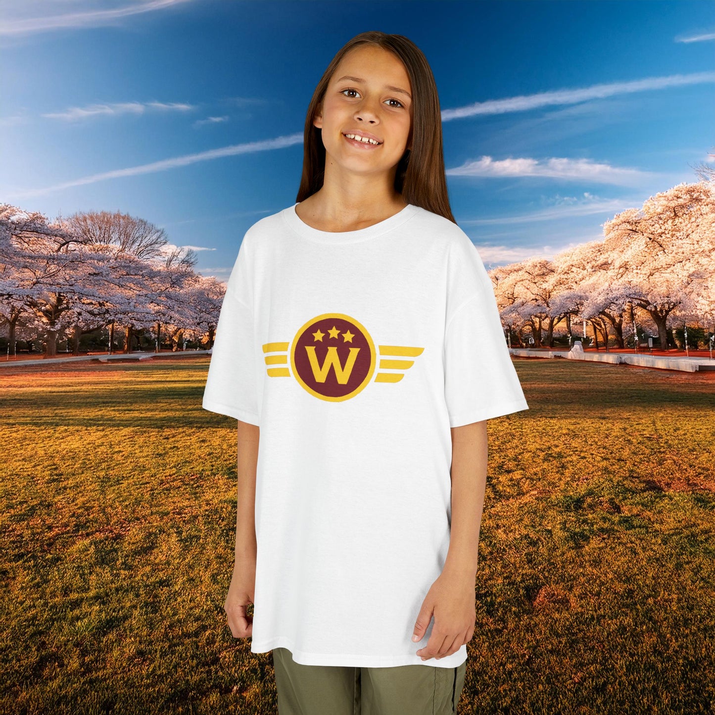 Washington DC Football Logo Kids Tee