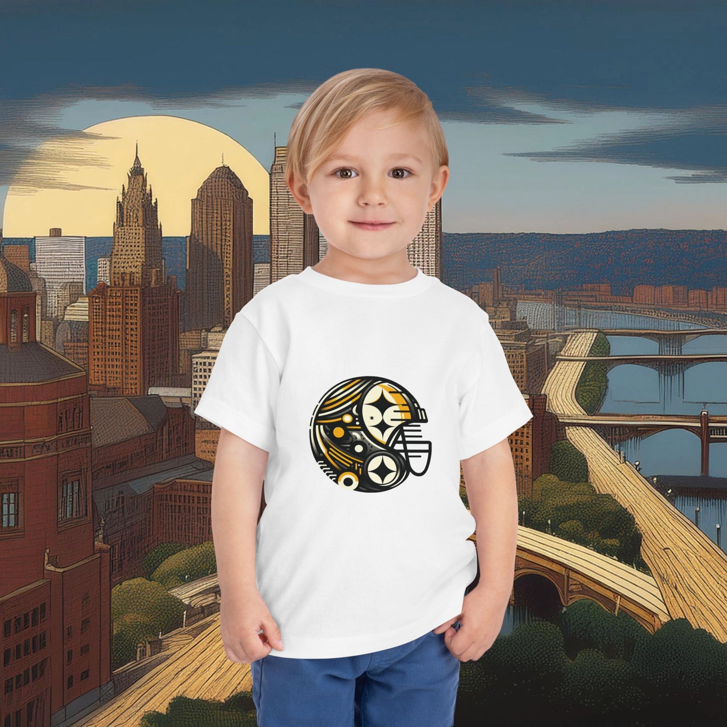 Pittsburgh Football Crest Toddler Tee