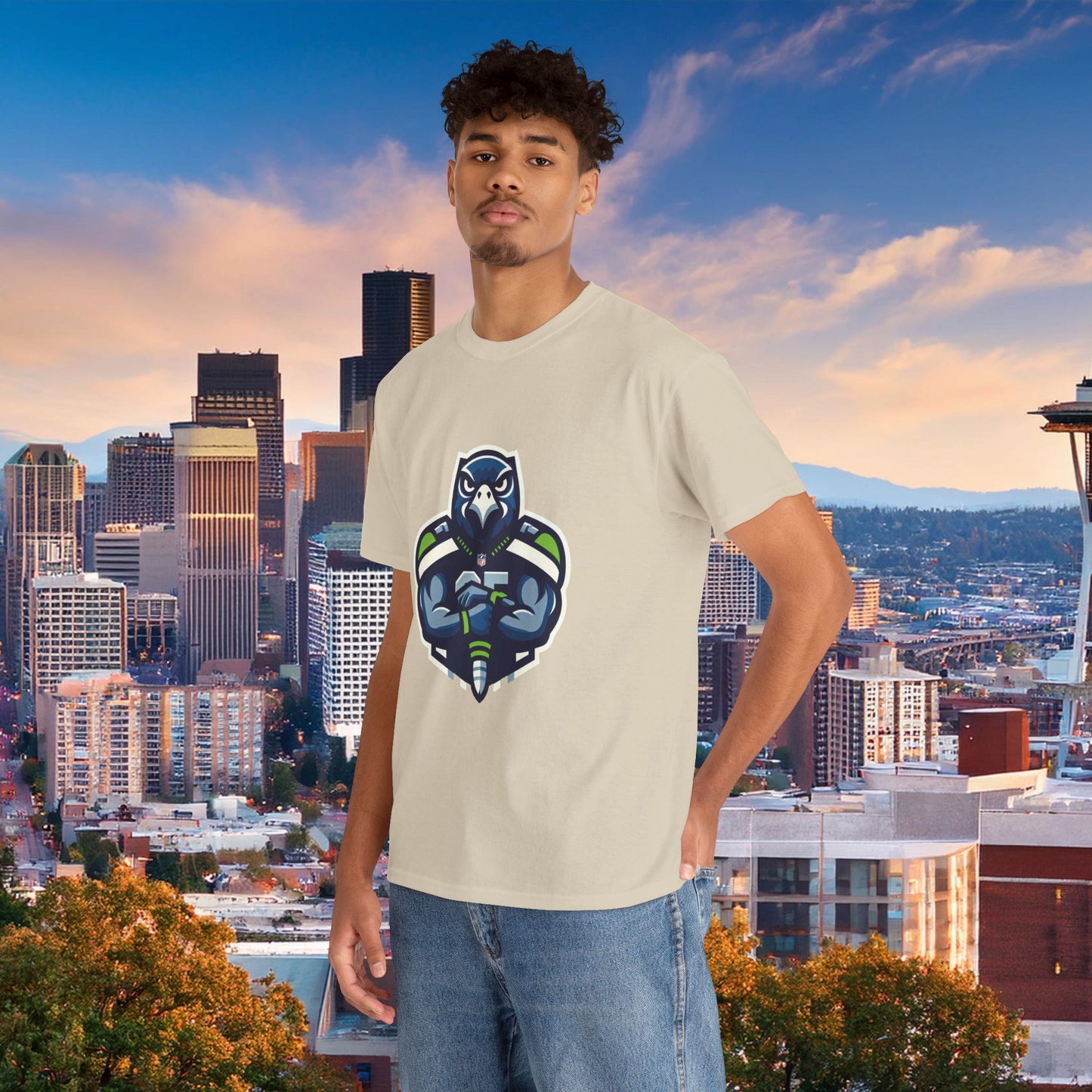 Seattle Football Player Tee