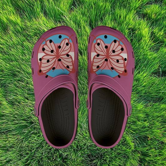 The T Elders Butterfly Foam Clogs