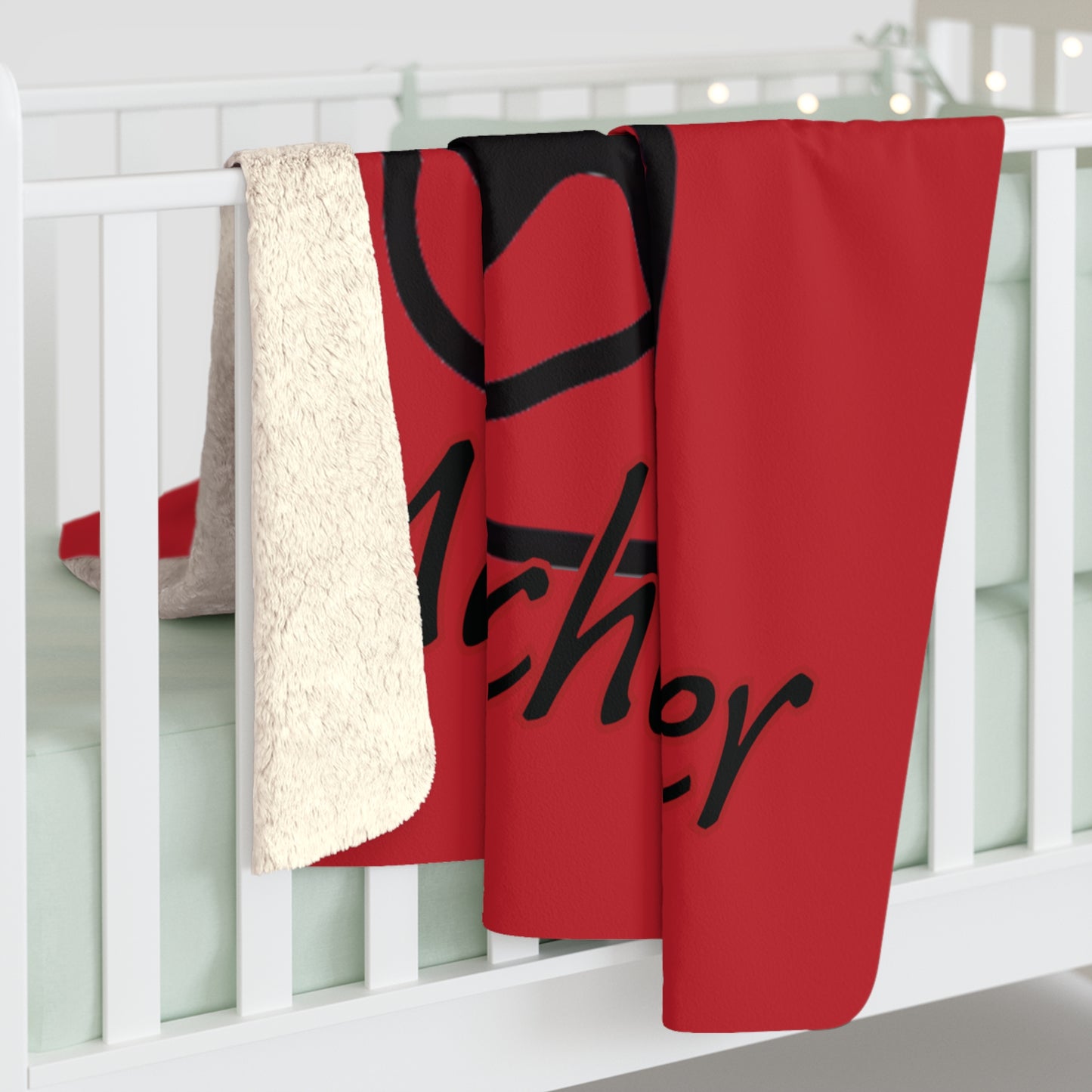 Red Devils Sherpa Fleece Blanket