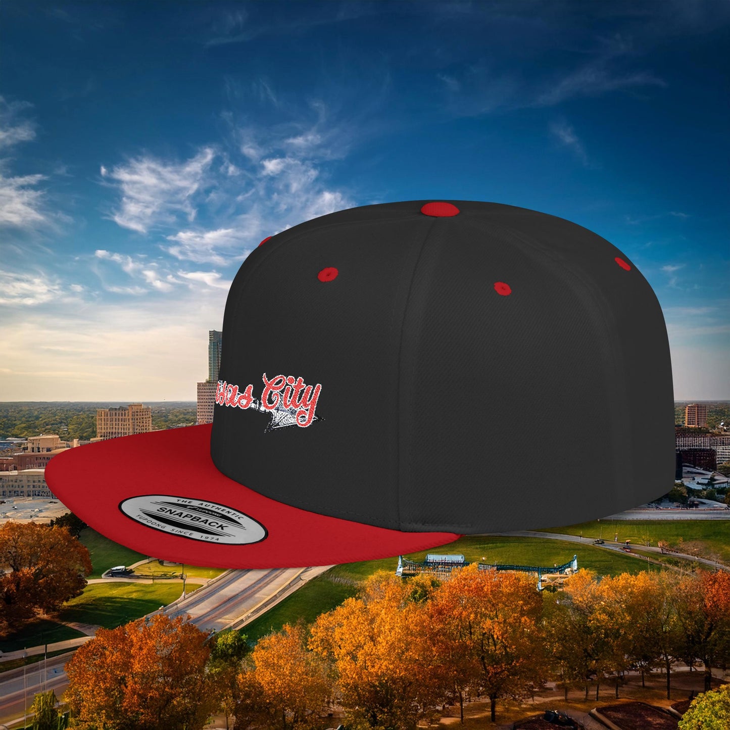 Kansas City Arrow Flat Bill Snapback