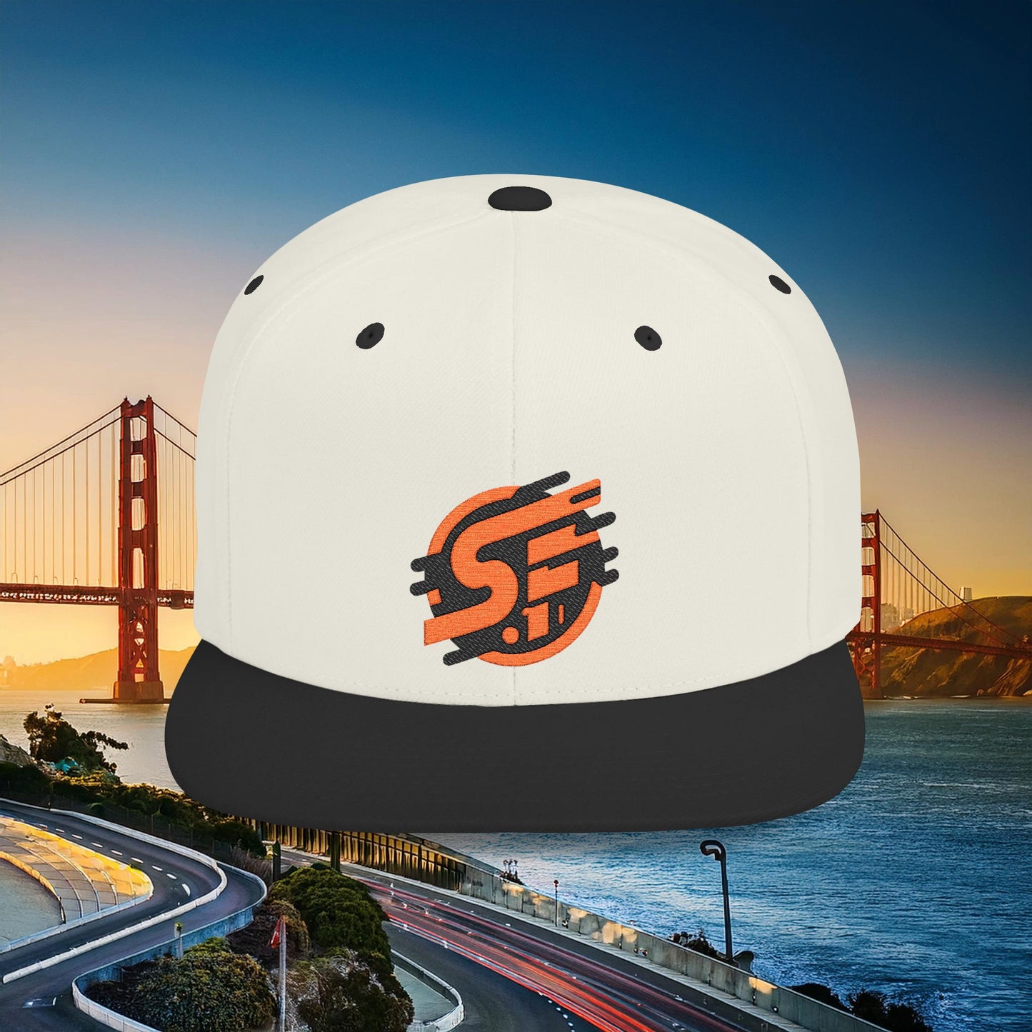 San Francisco SF Flat Bill Snapback