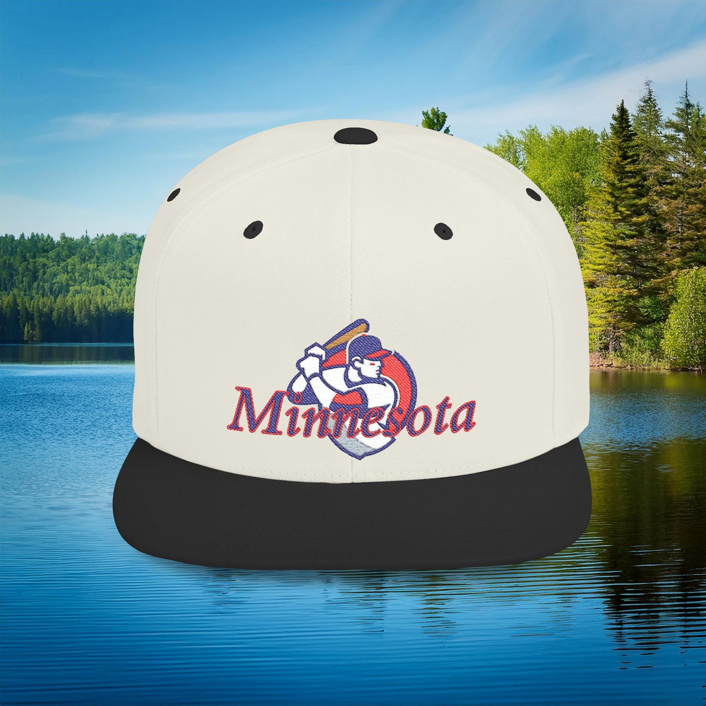 Minnesota Baseball Flat Bill Snapback