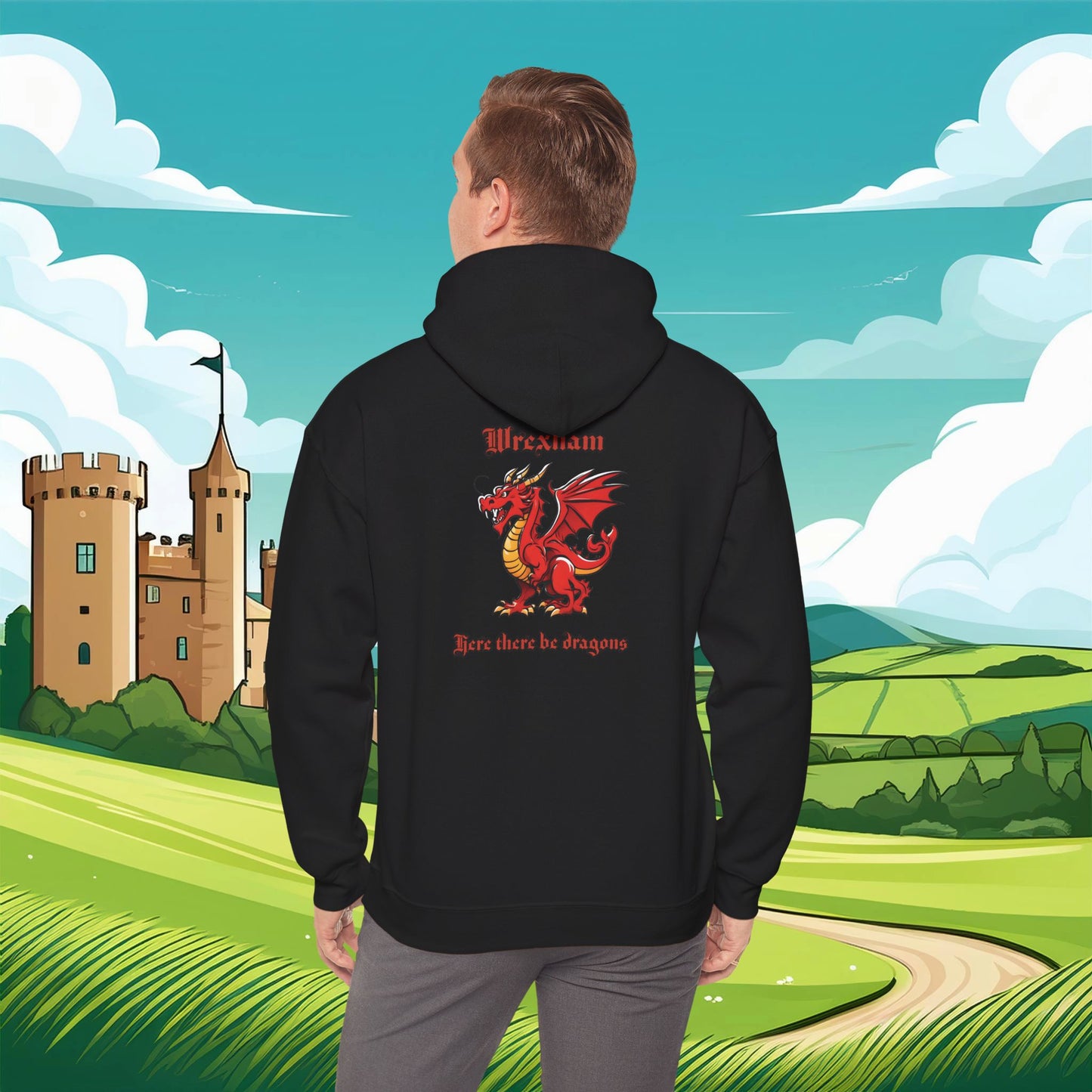 Wrexham Dragon Hoodie