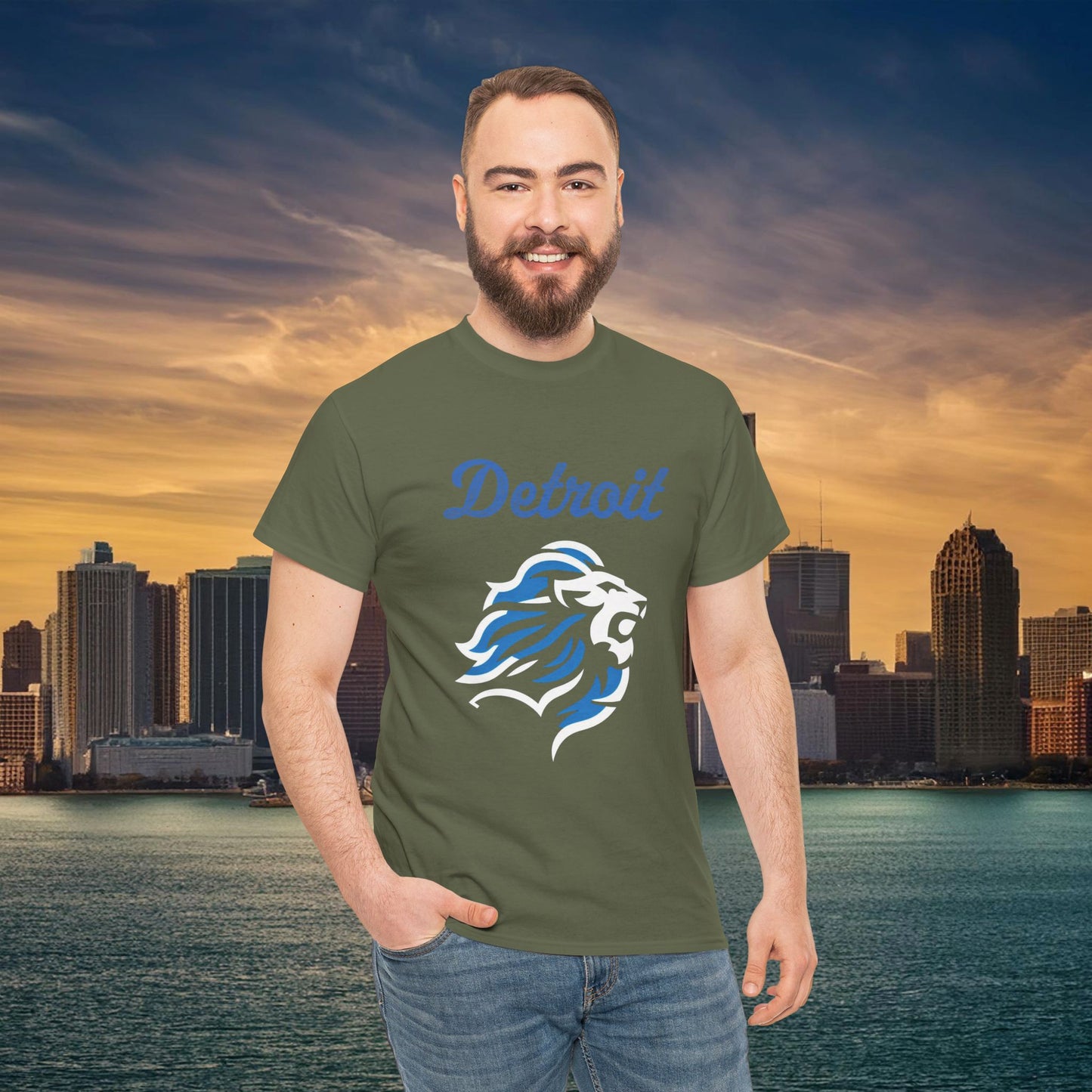 Detroit Football Crest Tee