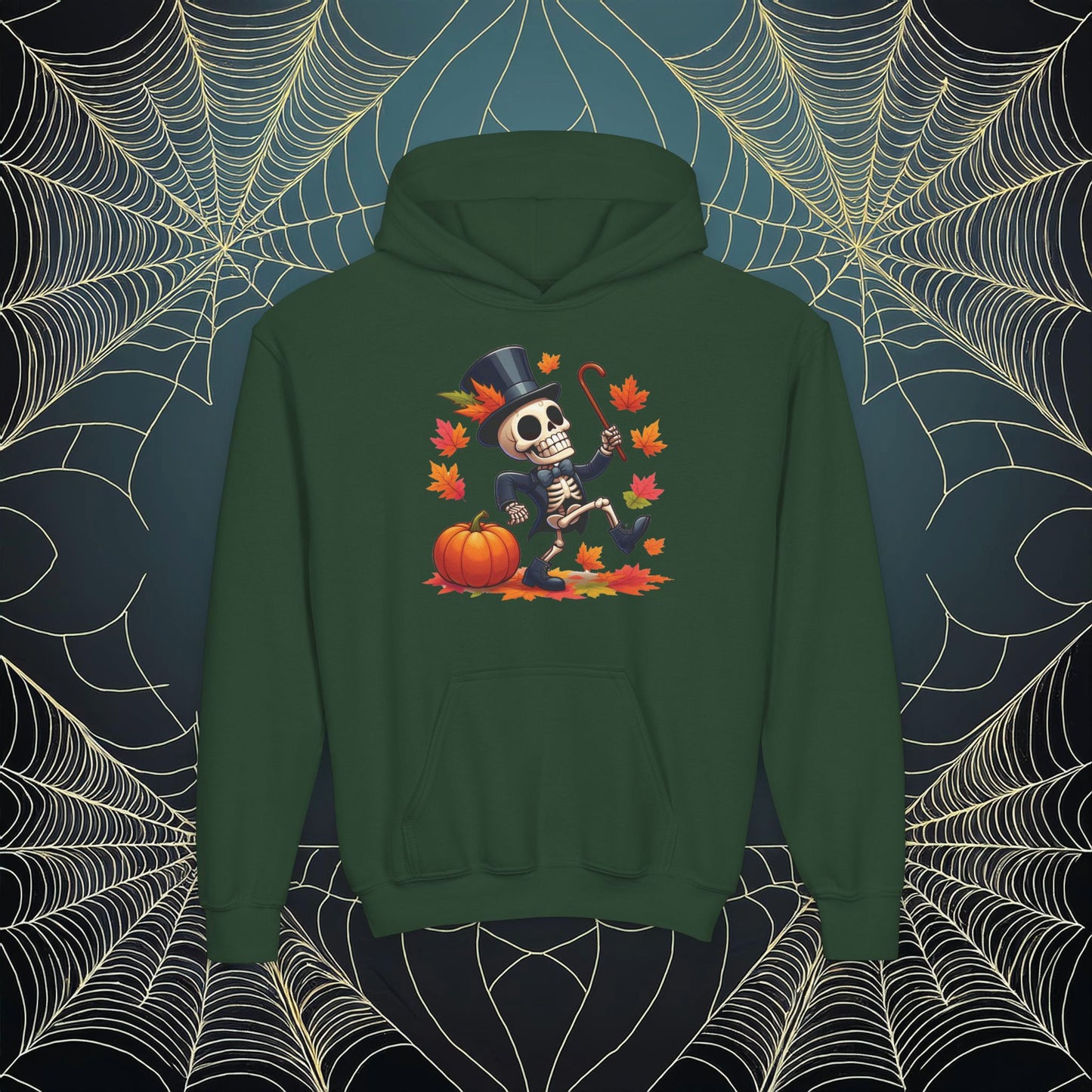Snazzy Skeleton Youth Hoodie