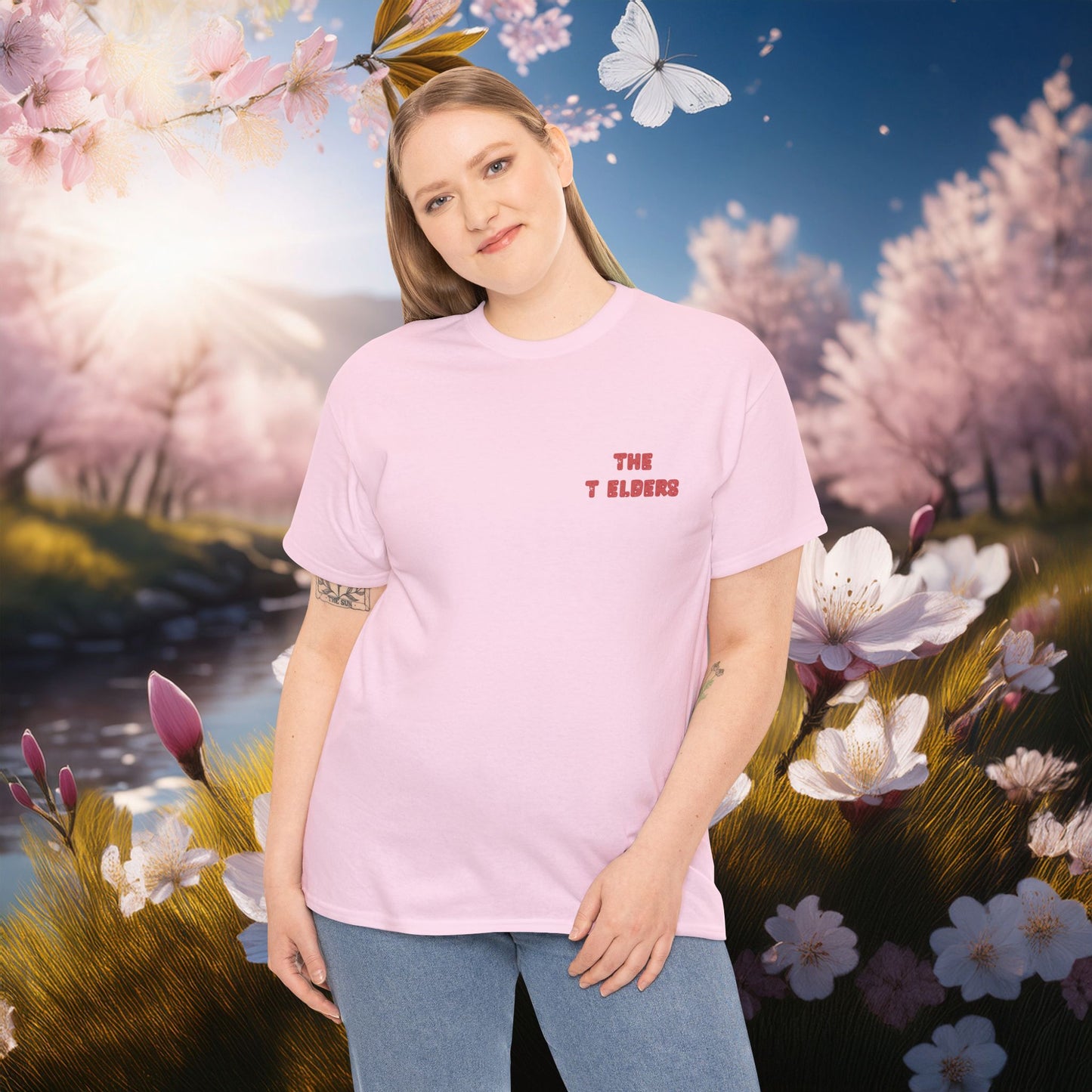 The T Elders Butterfly Unisex Cotton Tee