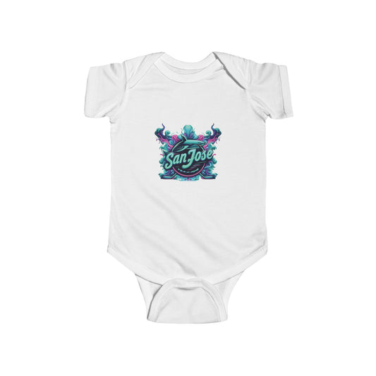 San Jose Hockey Neon Infant Bodysuit