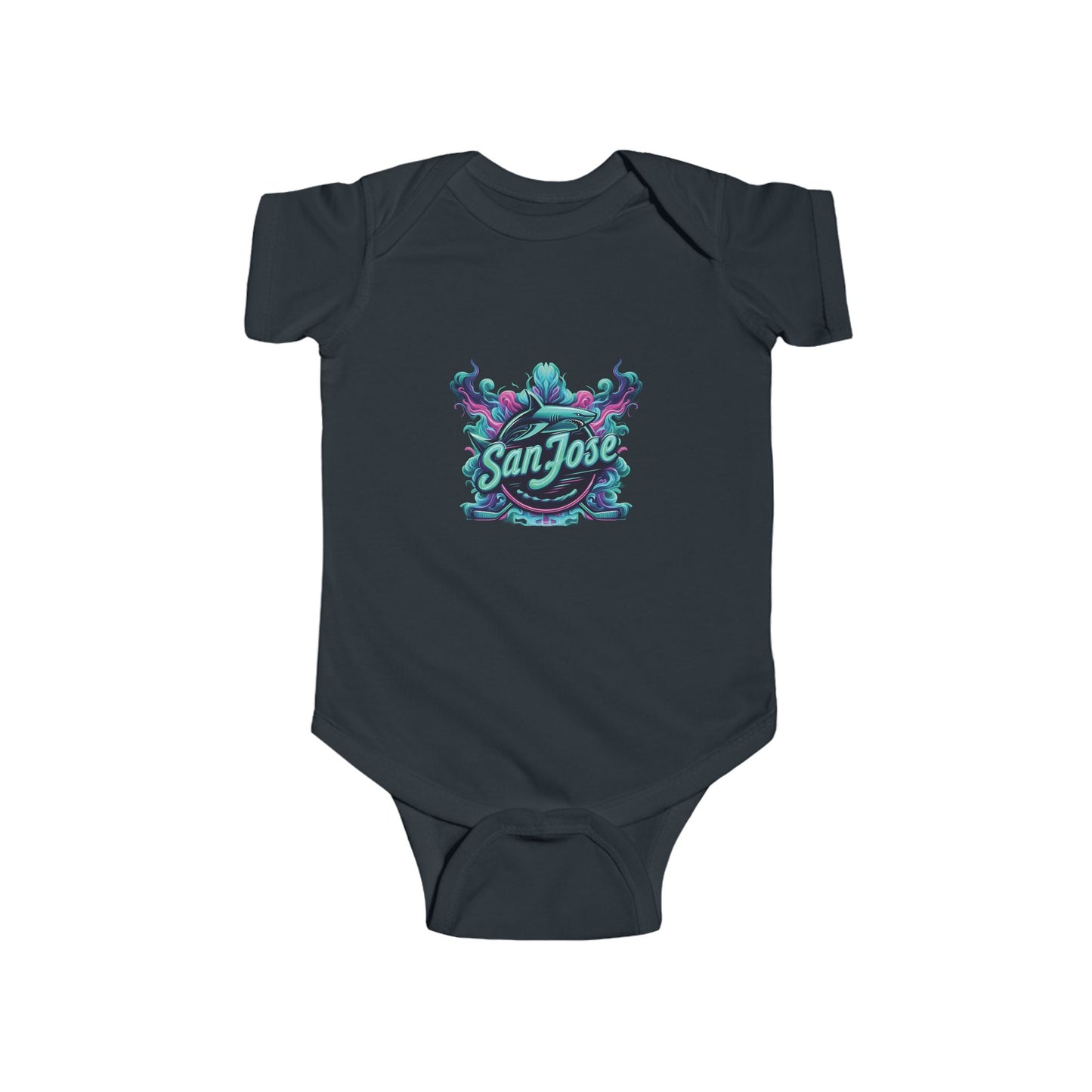 San Jose Hockey Neon Infant Bodysuit