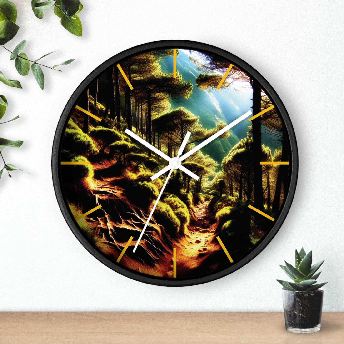 Enchanted Path Wall Clock