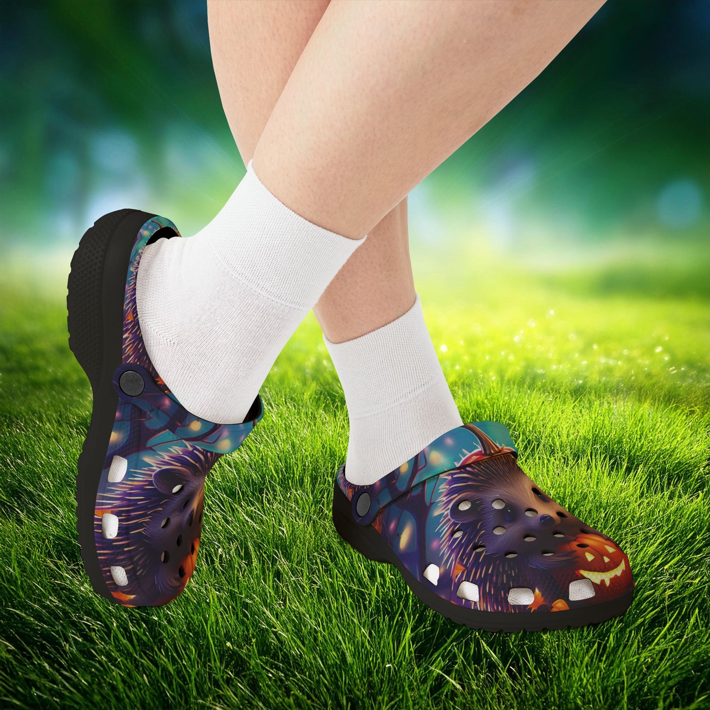 Halloween Hedgehog Foam Clogs