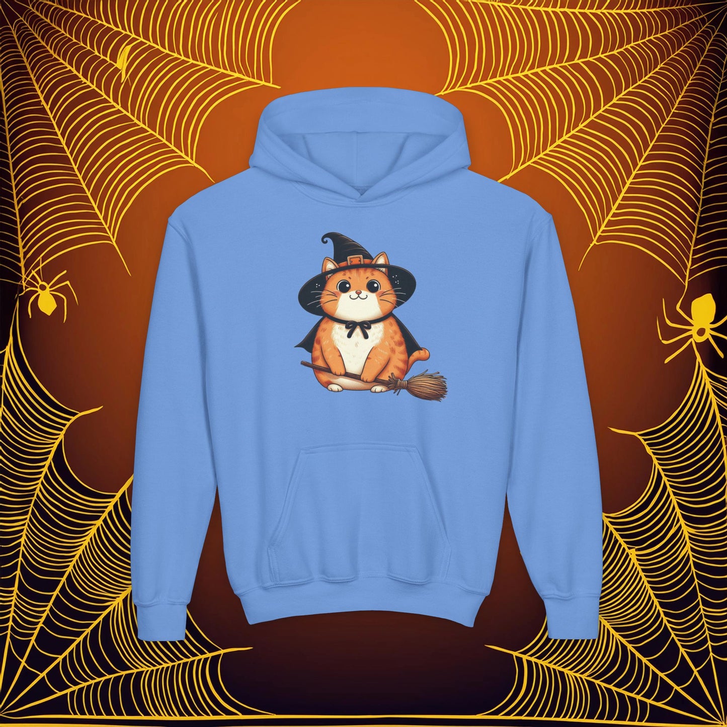 Trick or Treat Cat Youth Hoodie