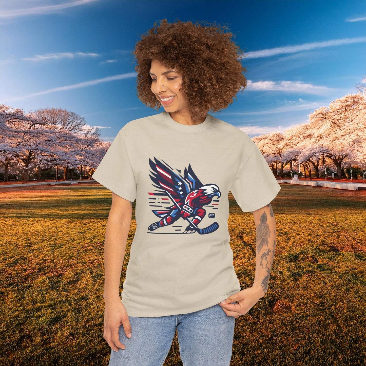Washington Hockey Eagle Tee