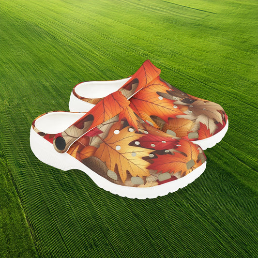 Autumn Leaves Kid's Foam Clogs