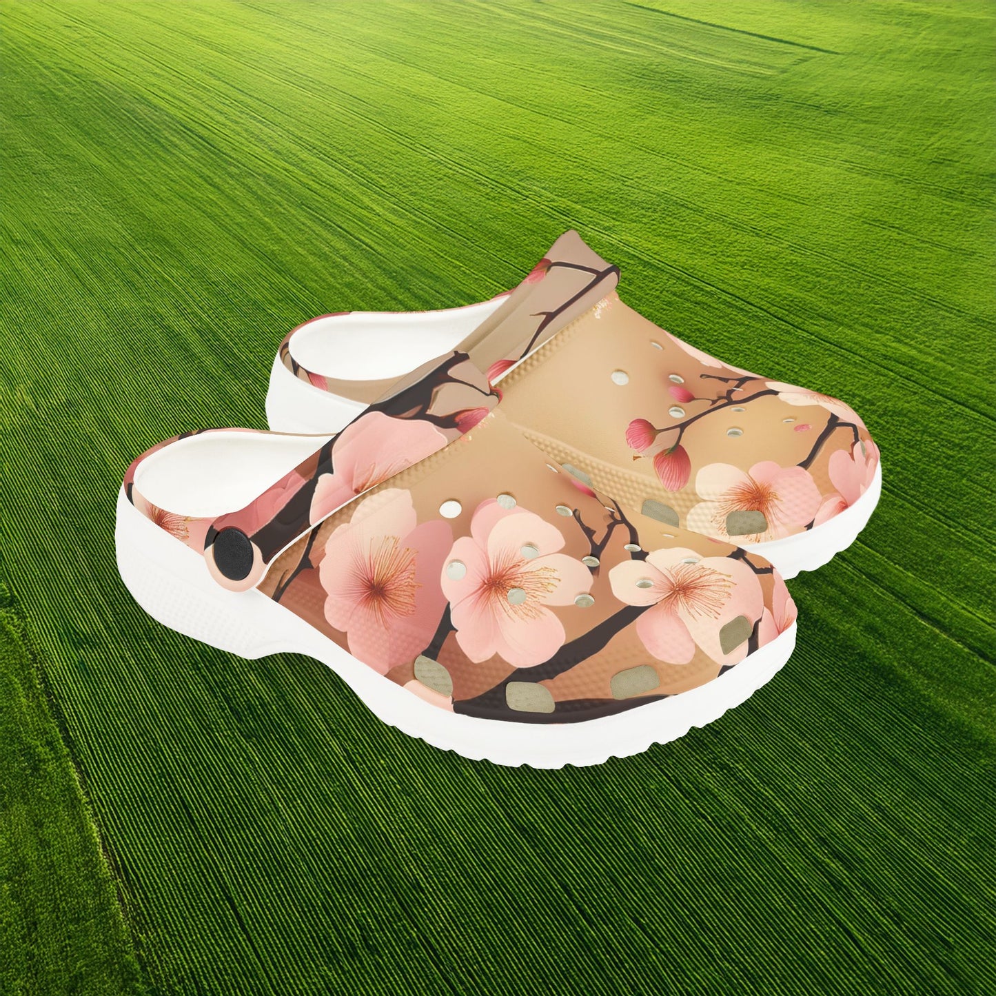 Cherry Blossom Kid's Foam Clogs