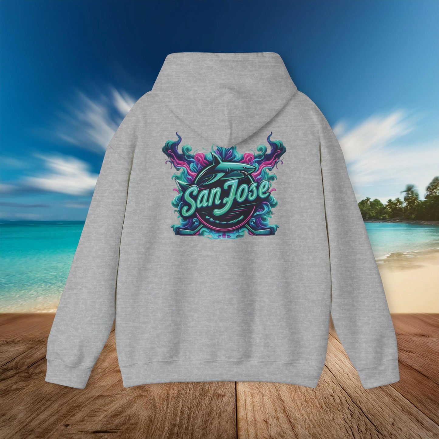 San Jose Hockey Neon Hoodie