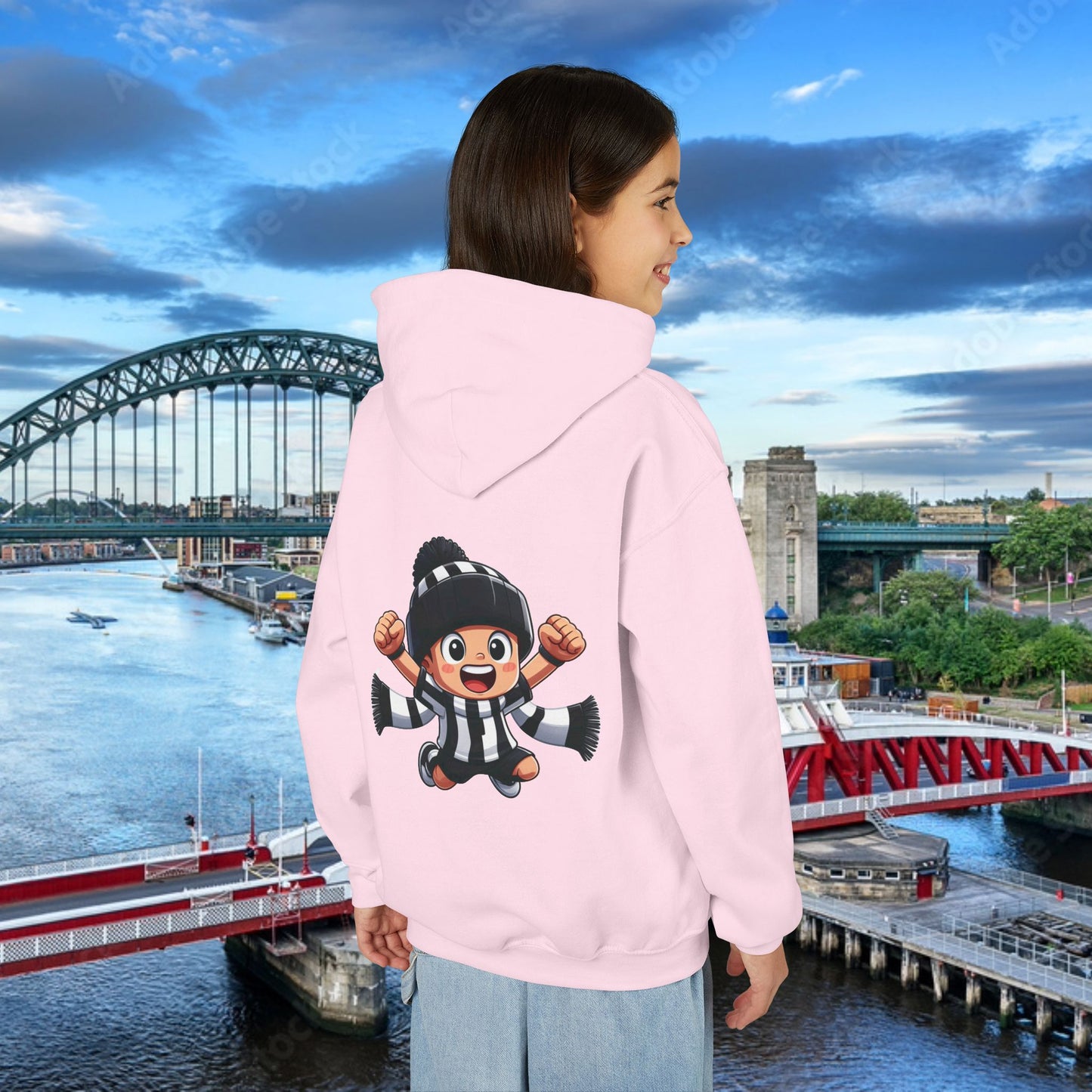 Newcastle United Mini Toon Supporter Youth Hoodie