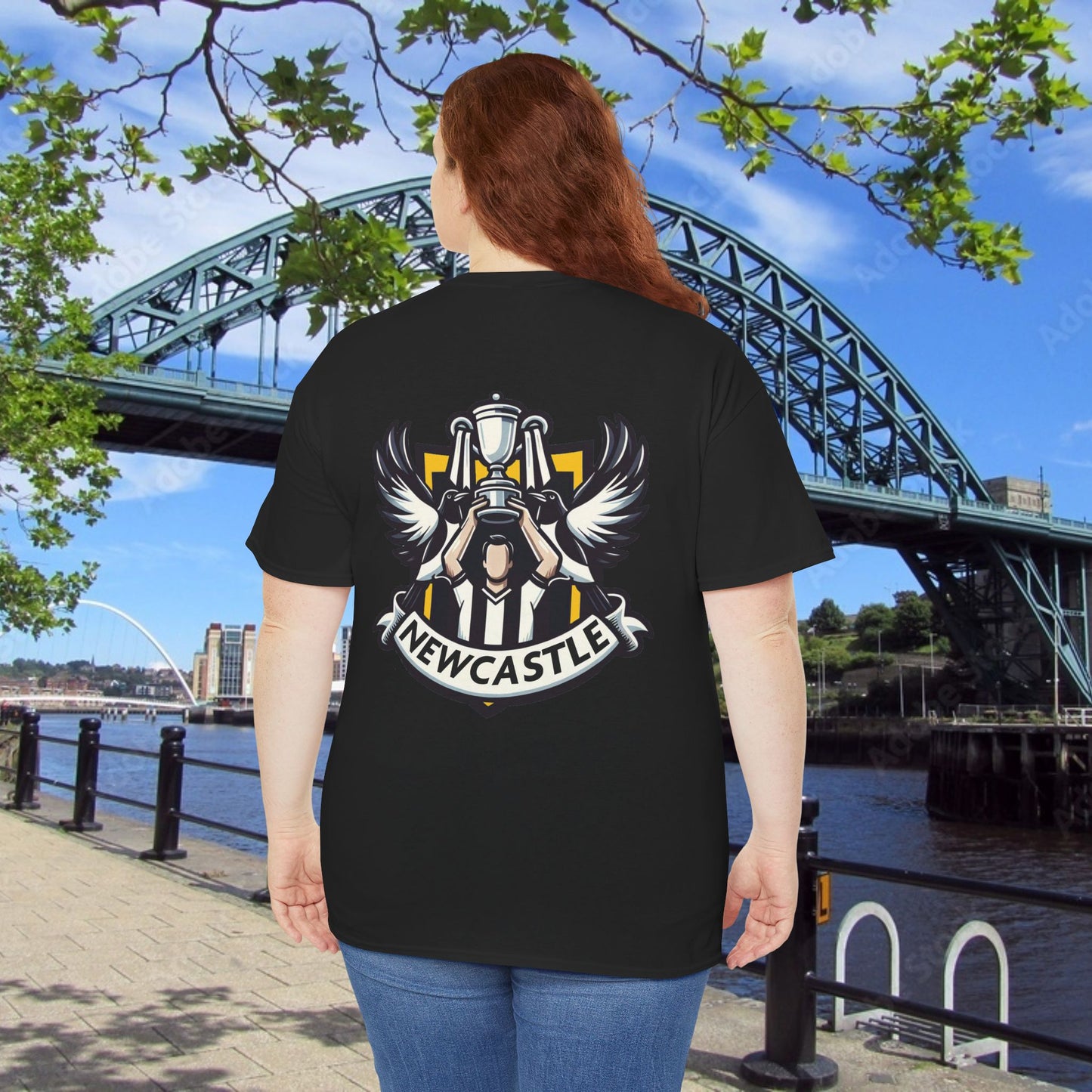 Newcastle Cup Champions Crest Tee