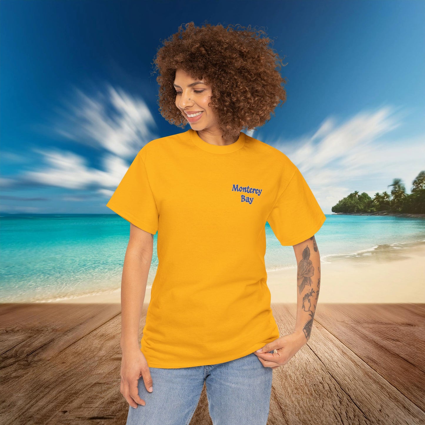 Sea Otter Soccer Logo Tee