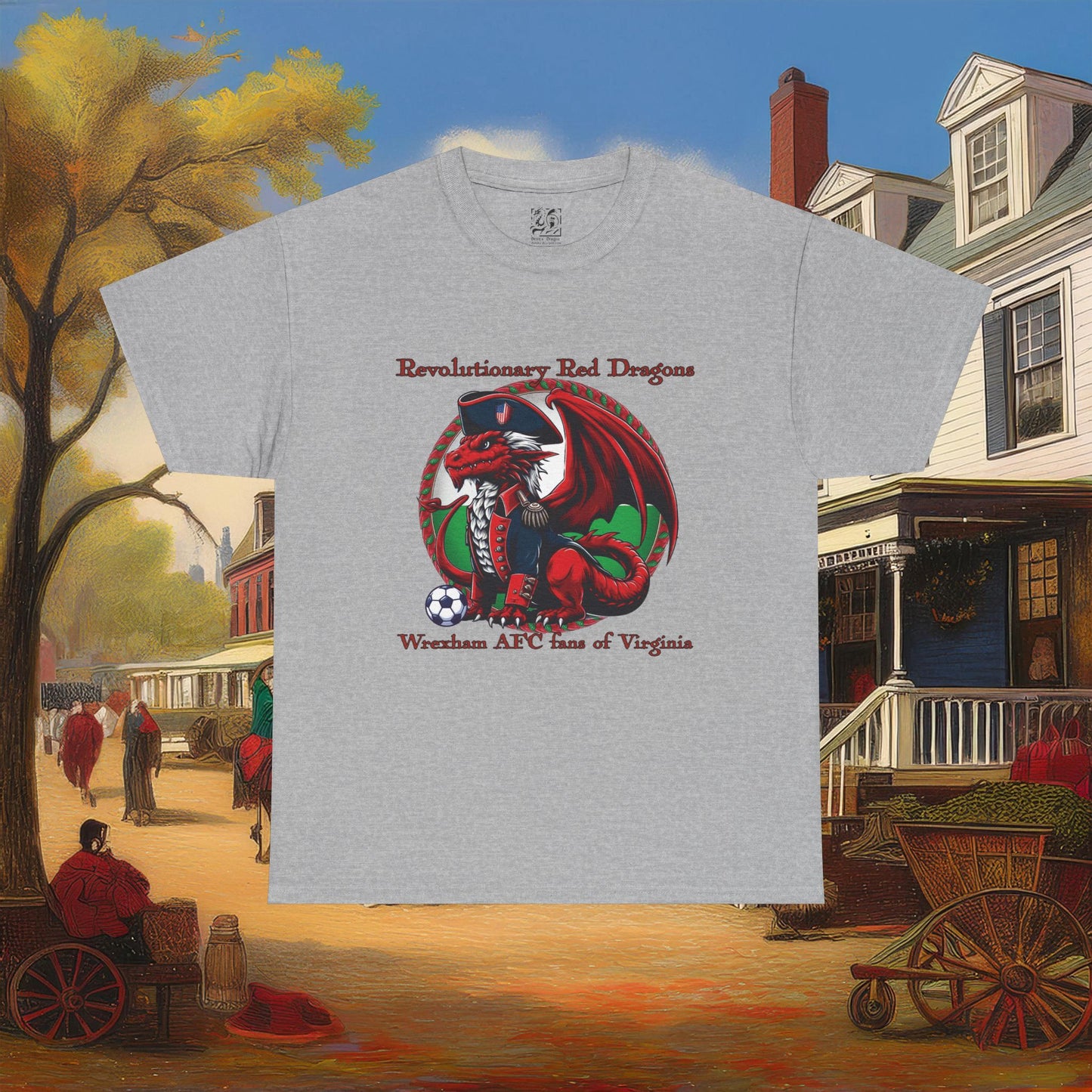 Revolutionary Red Dragons Logo Tee