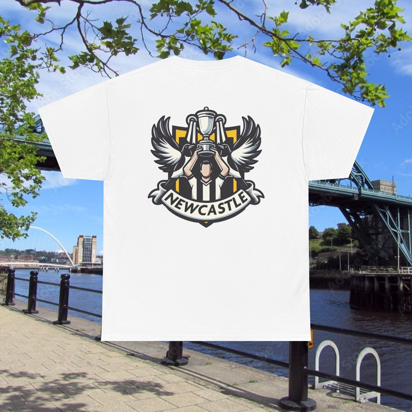 Newcastle Cup Champions Crest Tee