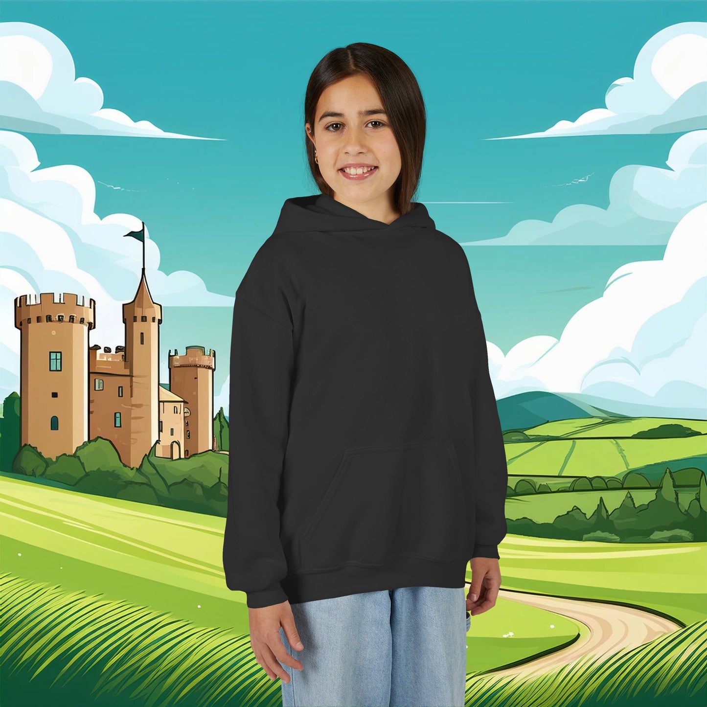 Wrexham Crest Dragon Youth Hoodie