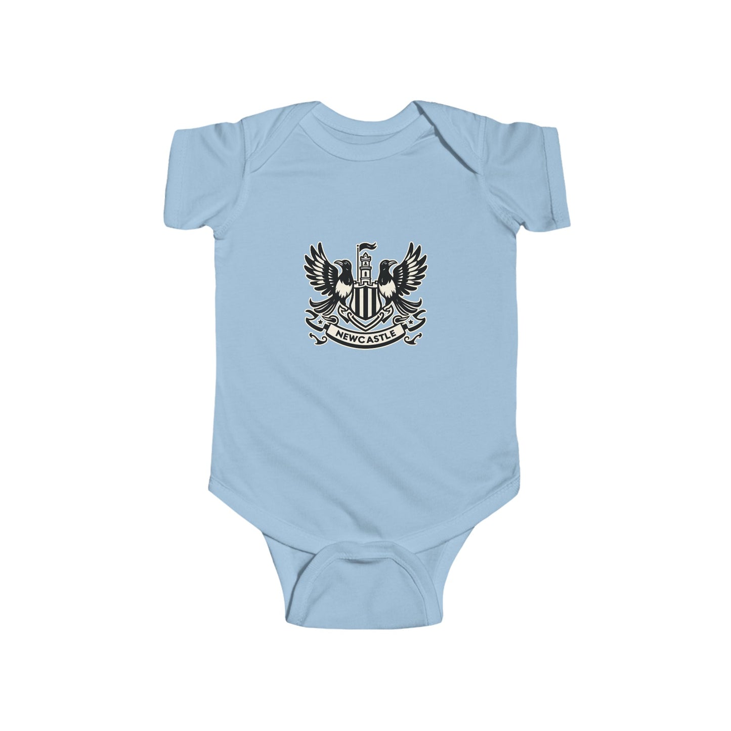 Newcastle United B&W Crest Infant Bodysuit