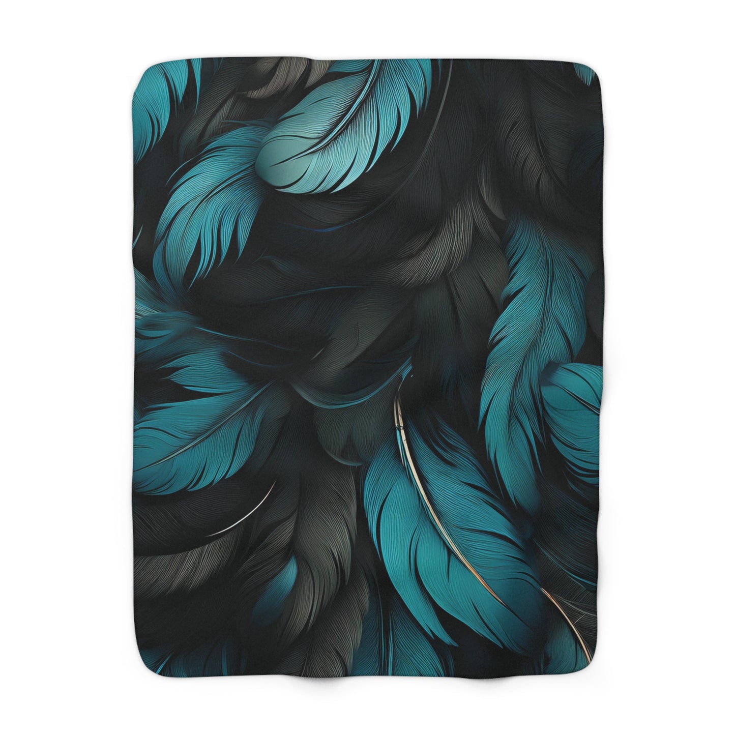 Newcastle United Feather Sherpa Fleece Blanket