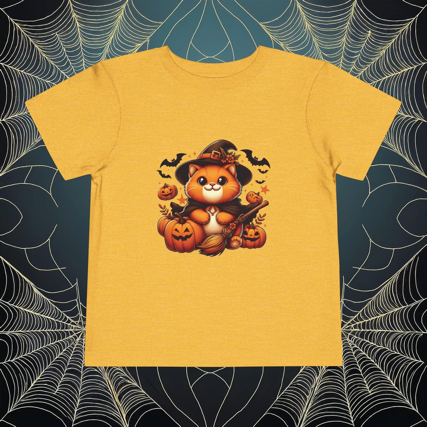 Halloween Cat Toddler Tee