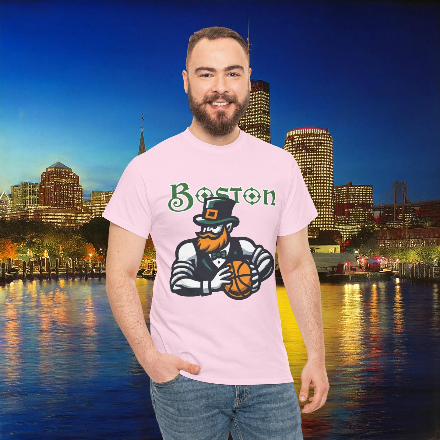 Boston Basketball Design Tee