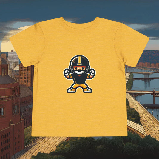 Mini Pittsburgh Football Player Toddler Tee