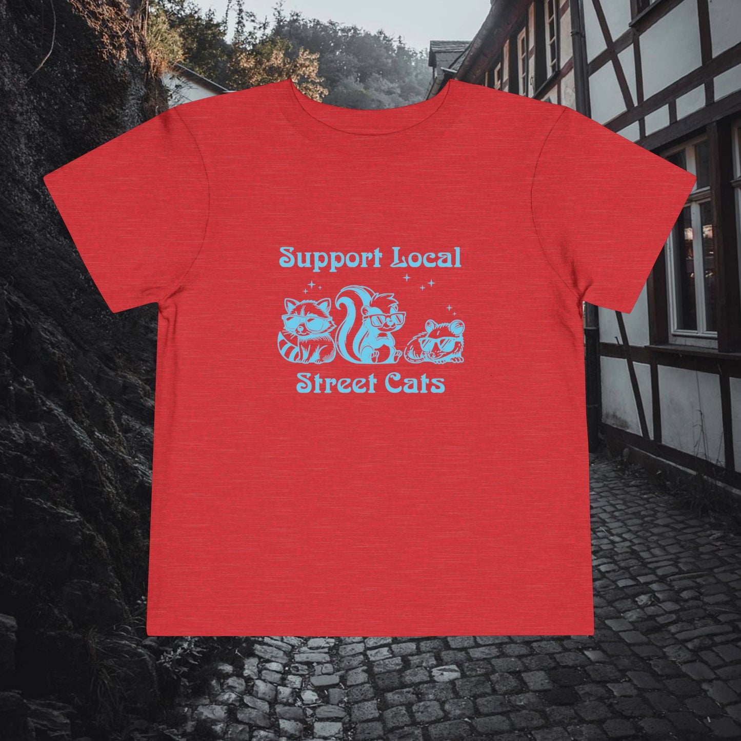 Support Local Street Cats Toddler Tee