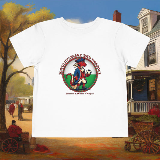 Little Revolutionary Red Dragons Toddler Tee