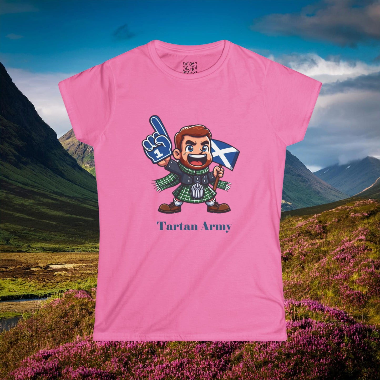 Scotland Tartan Army Women's Softstyle Tee