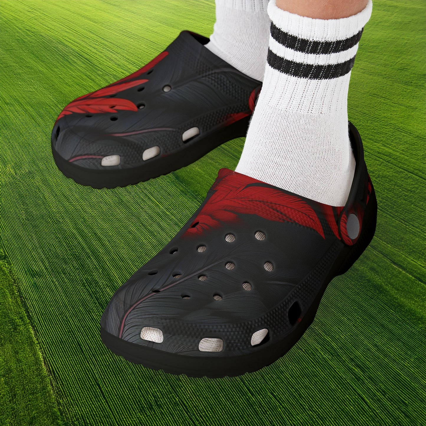 DC United Feather Kid's Foam Clogs