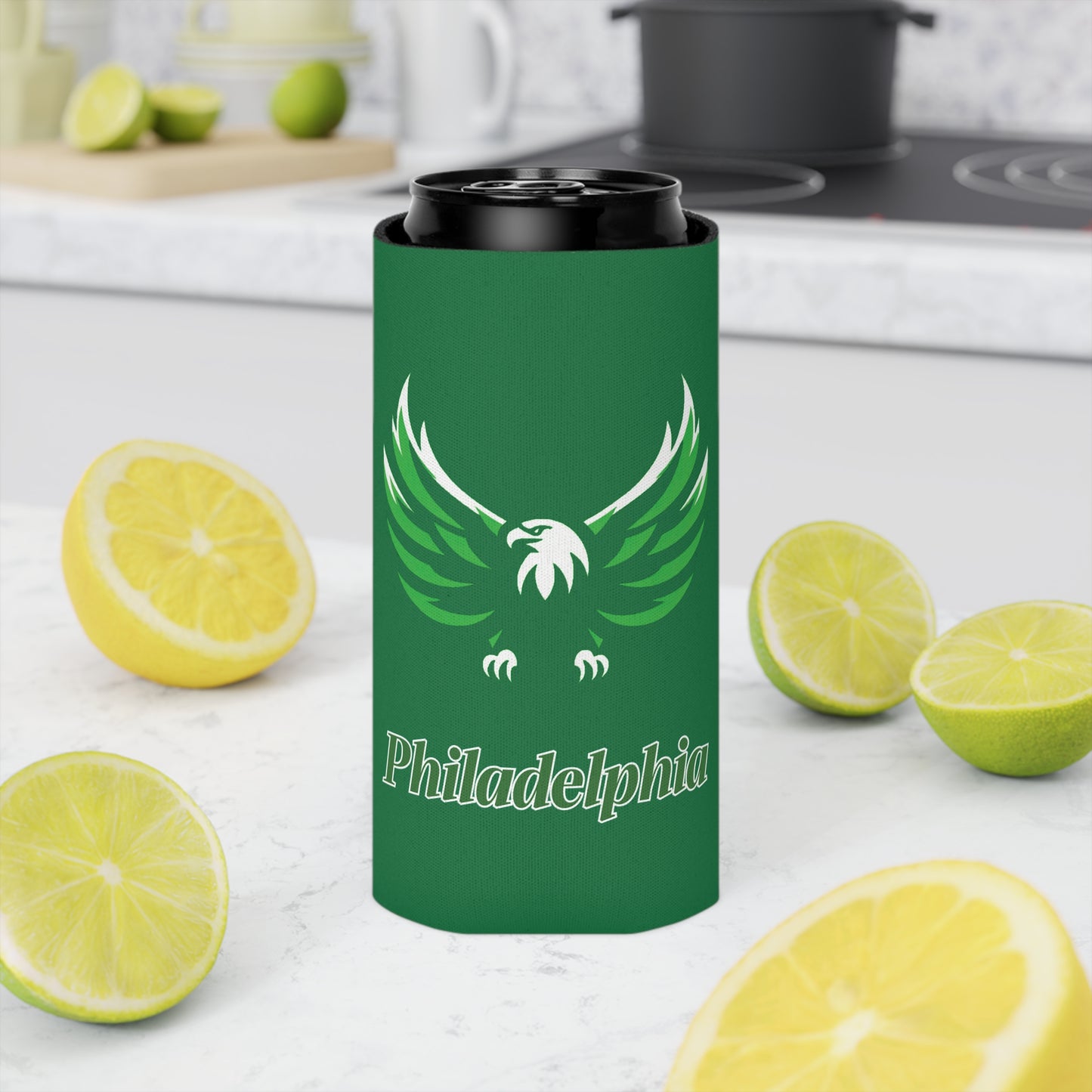 Philadelphia Eagle Logo Can Cooler