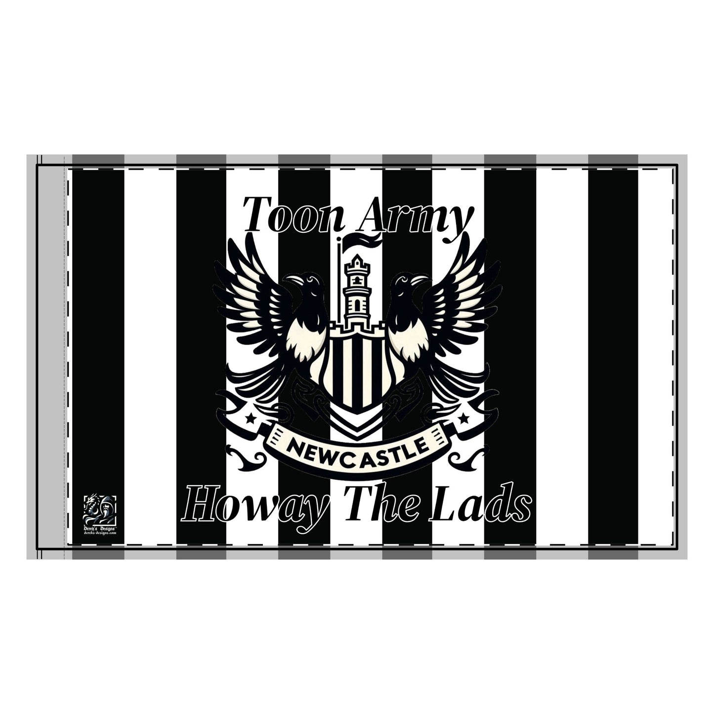 Newcastle United Toon Army Double-Sided Flag