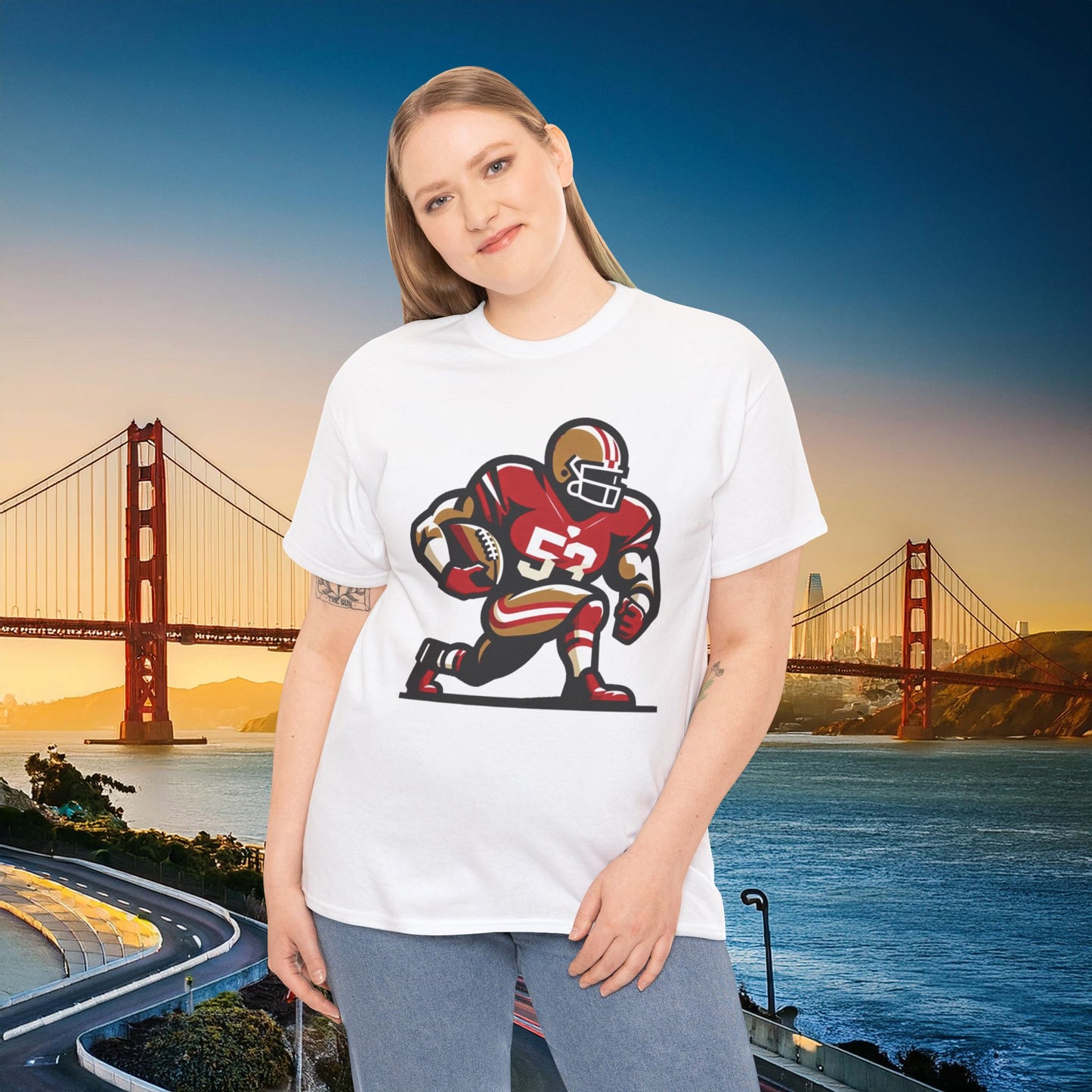 San Francisco Football Player Tee