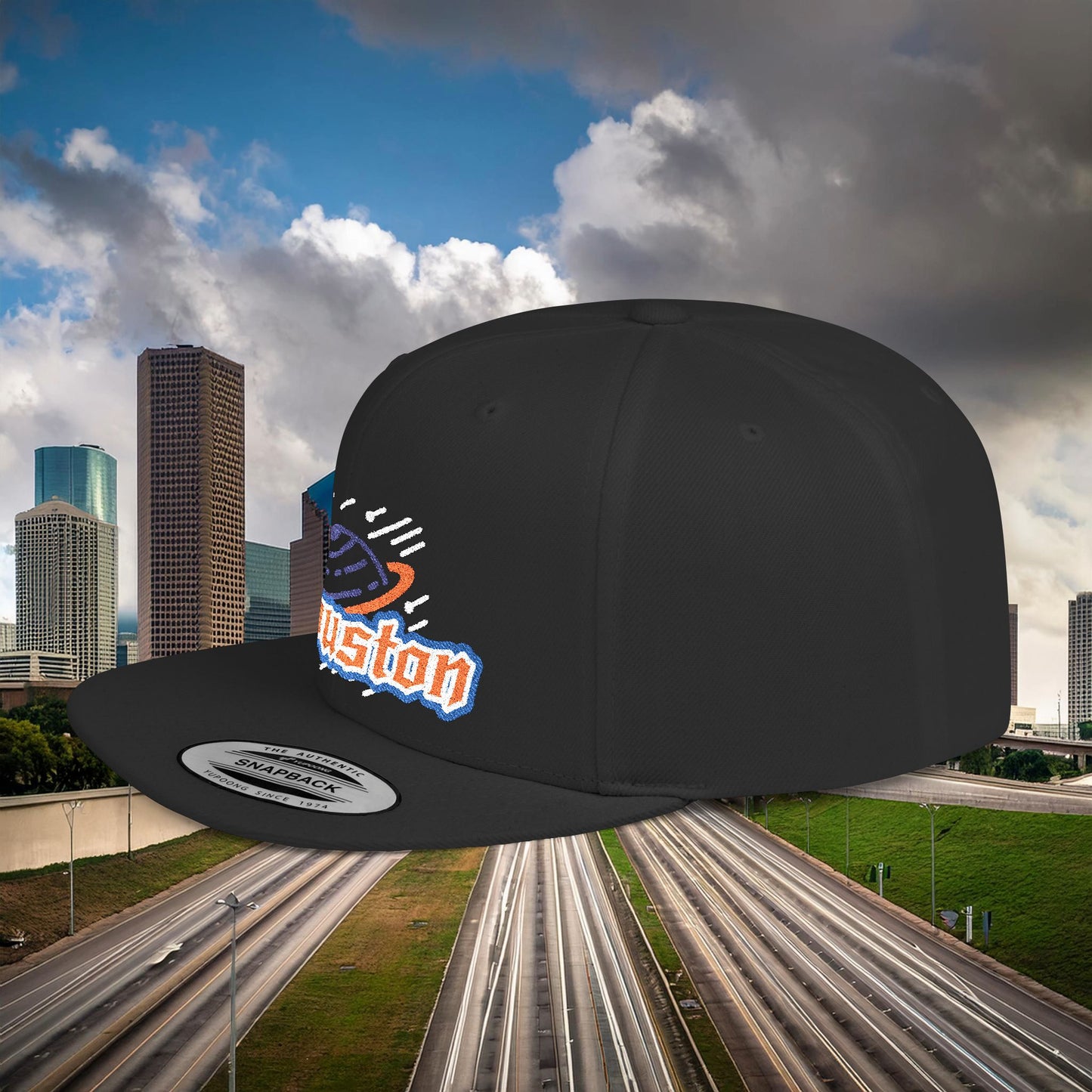 Houston Planetary Flat Bill Snapback
