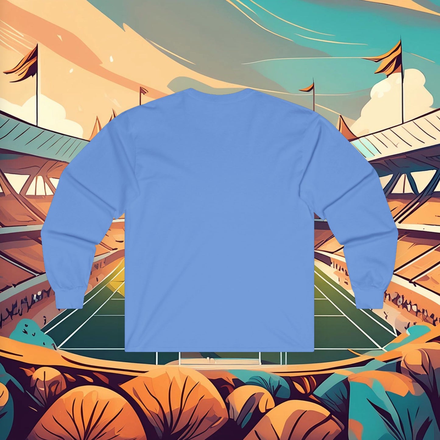 Carolina Football Crest Long Sleeve Tee