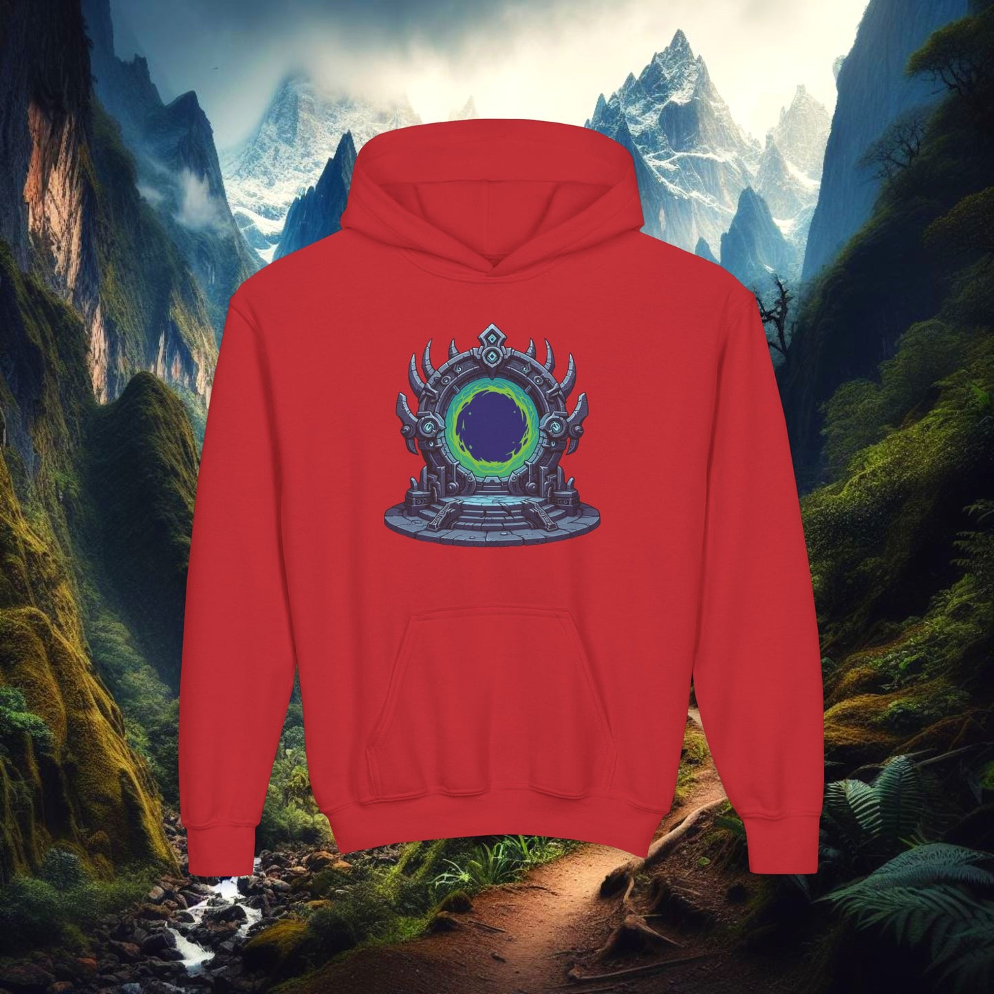 Dark Portal Youth Hoodie