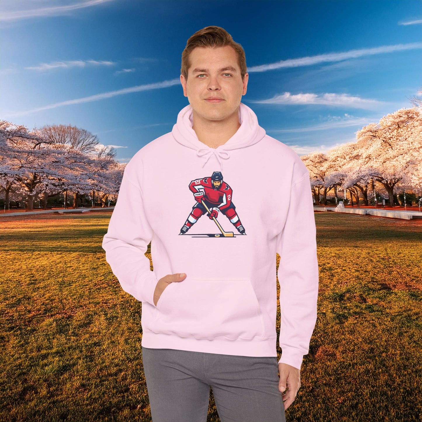 Washington Hockey Player Hoodie