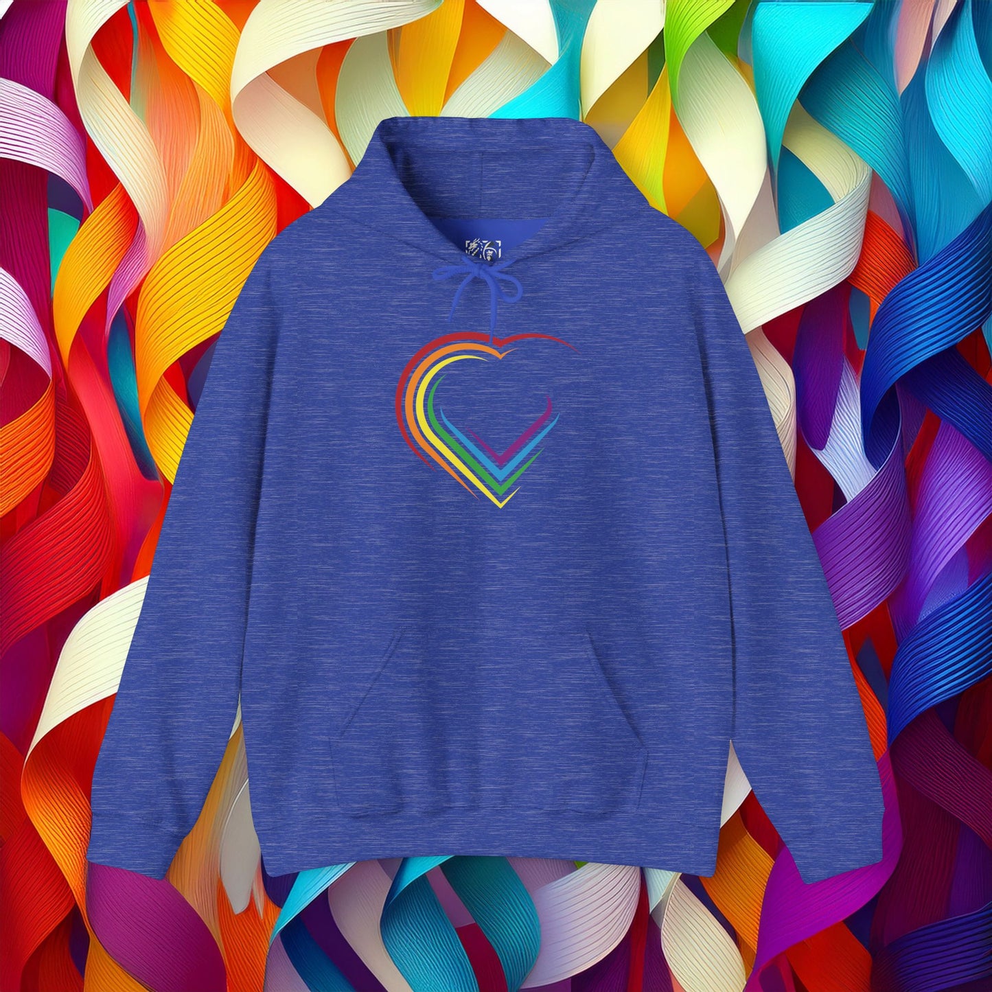 Rainbow Heart Unisex Hoodie