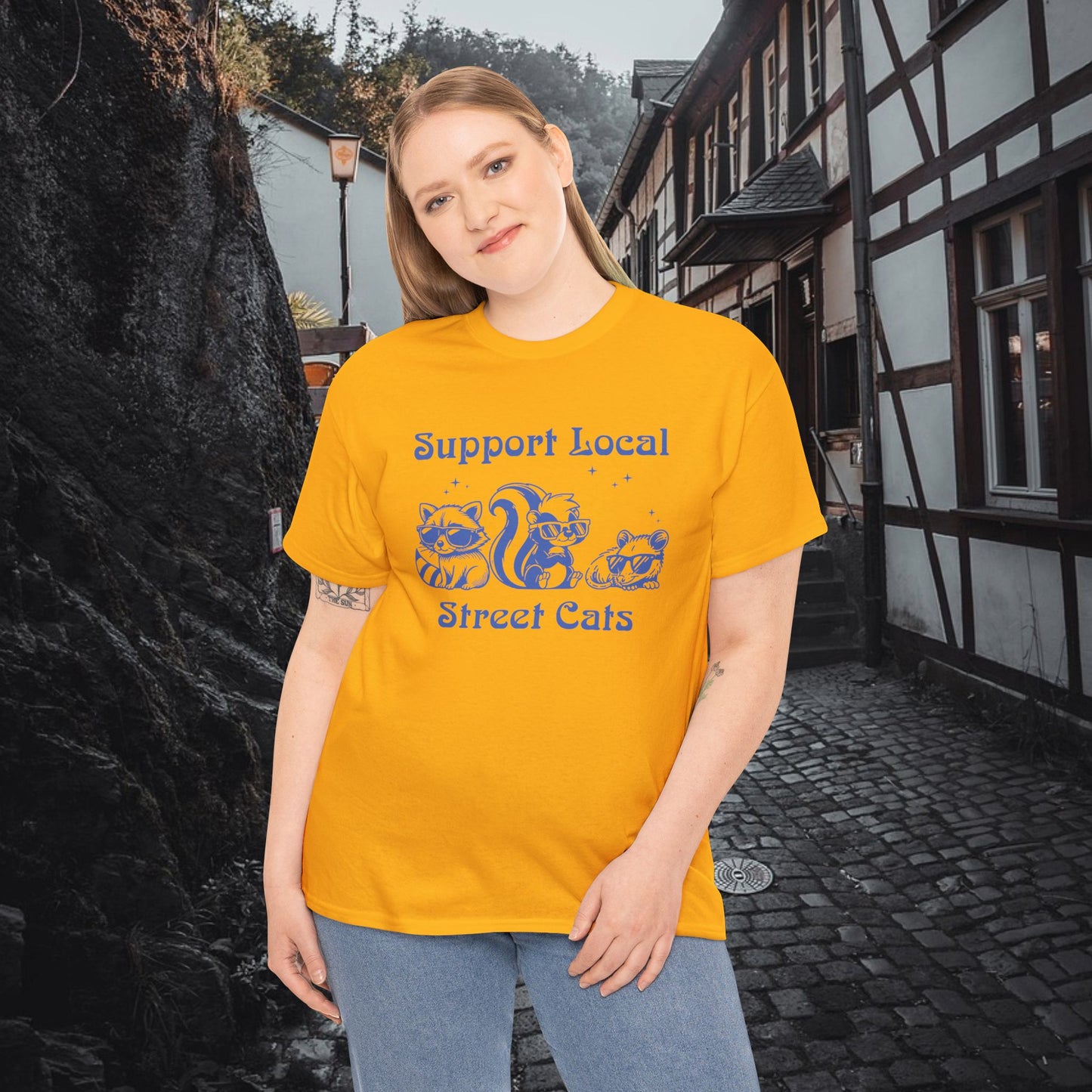 Support Local Street Cats Tee